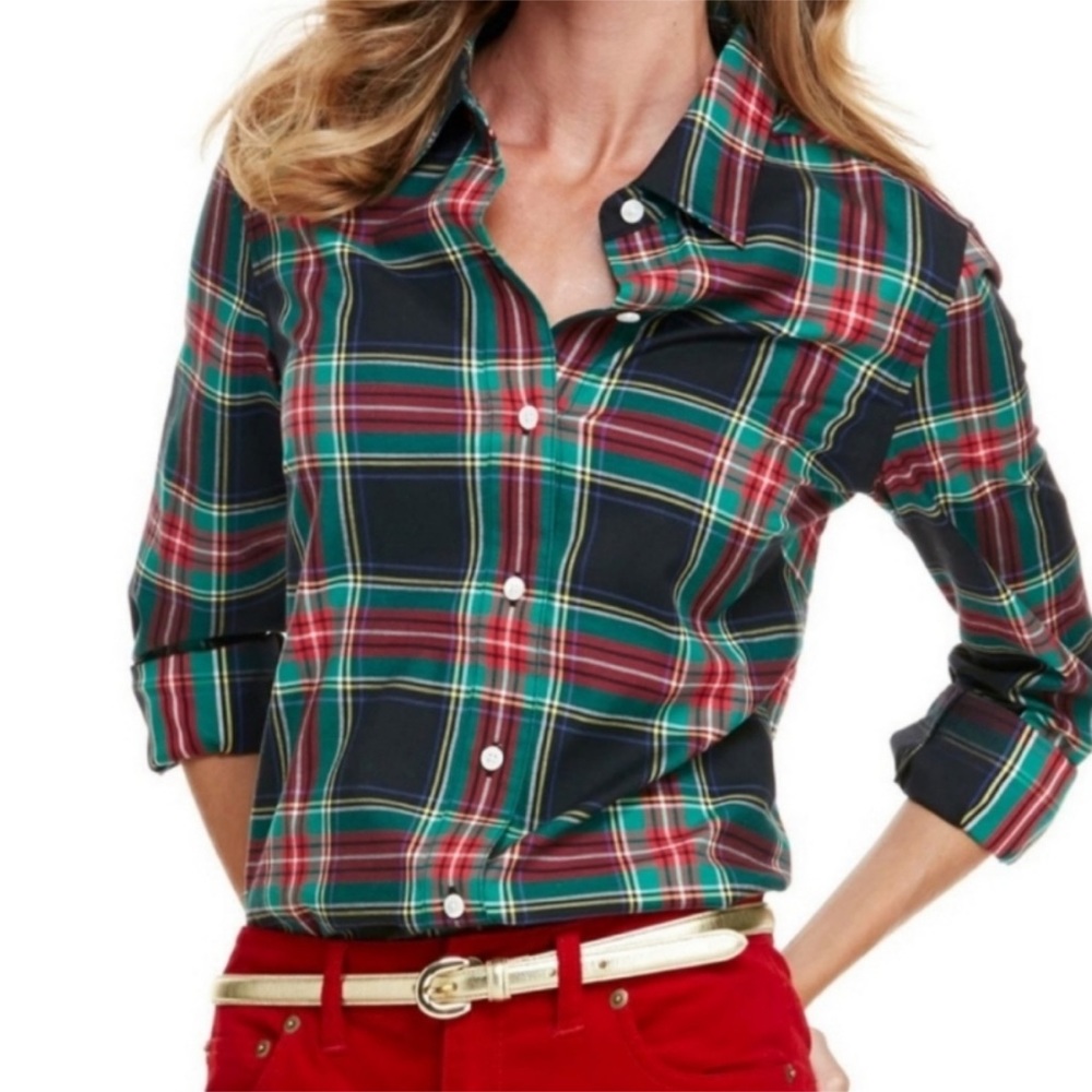 Vineyard Vines Multi-Colored Cashmere Women’s Button-Down